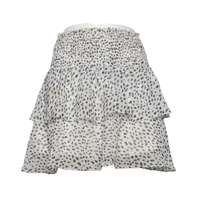 Skirt (White, Black) from Retro & Icone Polyester