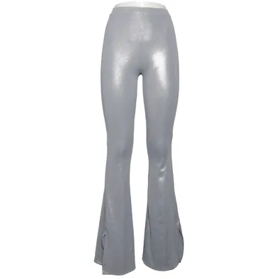 Palazzobyxor (Silverfärgad) från Bershka Elastan, Polyester