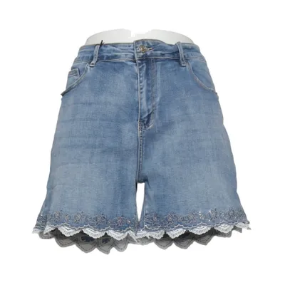 Jeansshorts (Blå) från Zac & Zoe Bomull, Elastan