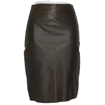 Läderkjol (Grå) från Rue Blanche Skinn, Mocka