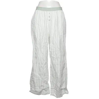 Pyjamasbukser (Hvid, Grøn) fra Lounge Bomuld, Viscose