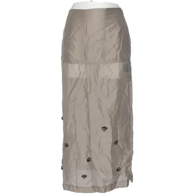 Skirt (Beige) from H&M Edition Linen, Lyocell, Polyamide