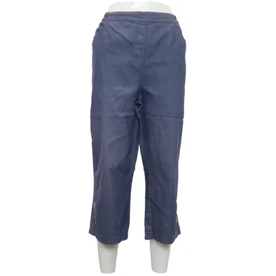 Pantacourt (Bleu) de Naber Damenmoden Coton, Élasthane, Polyester