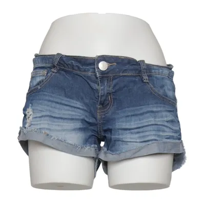 Denim shorts (Blue) from One Love Denim Cotton, Elastane, Polyester