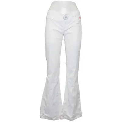 Chinos (Wit) van DeCON Katoen, Elastaan