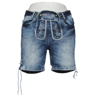 Jeansshorts (Blå) från Brandl Tracht Bomull, Elastan