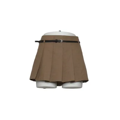 Skirt (Brown) from Zara Elastane, Polyester, Viscose