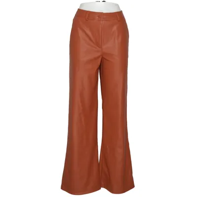 Bukser (Brun) fra Topshop Polyester, Polyurethan