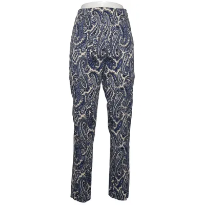 Pants (Blue, Beige) from Diane von Furstenberg Cotton, Elastane