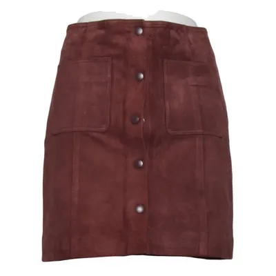 Läderkjol (Lila) från & Other Stories Acetat, Skinn, Polyester