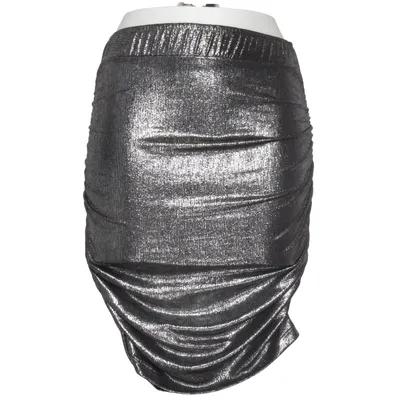 Nederdel (Grå, Sølv) fra Mikuta Elastan, Polyester