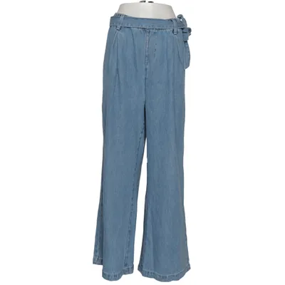 Jeans (Blå) fra Lands' End Bomuld, Lyocell