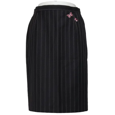 Pencil skirt (Black) from Escada Wool