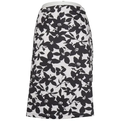 Jupe (Noir, Blanc) de Comfort Fashion Polyester