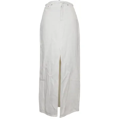 Denim skirt (White) from Norr Organic cotton