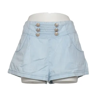 Shorts (Blue) from Ochirly Cotton, Elastane, Polyester