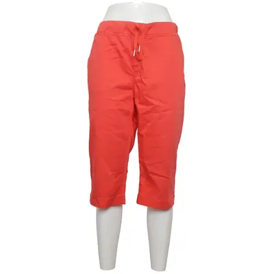 Driekwart broek (Rood) van Denim & Co Katoen, Elastaan, Polyester