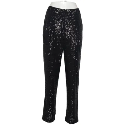 Byxor (Svart, Silverfärgad) från M&S Collection Elastan, Polyester
