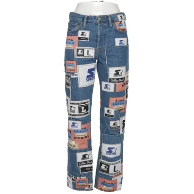 Jeans (Acne Studios 1997 Collab Patch) från Acne Studios Blå Konst Bomull, Polyester
