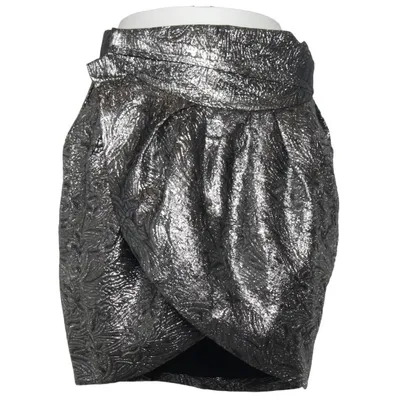 Skirt (Silver) from Isabel Marant pour H&M Metallic fiber, Silk, Wool