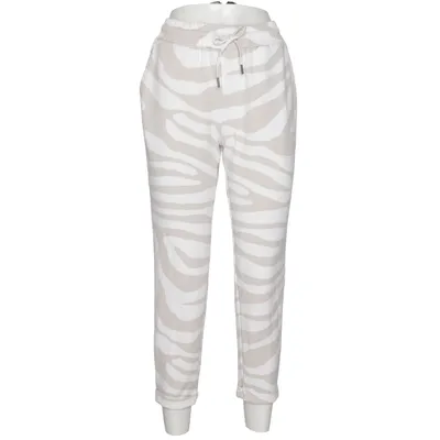 Pantalon de survêtement (Beige, Blanc) de Broadway NYC Fashion Élasthane, Polyester, Viscose