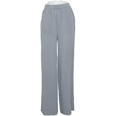 Pantalon patte d'éléphant (Bleu) de Equipment Femme Soie