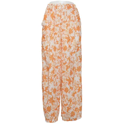 Pantalon patte d'éléphant (Orange, Blanc) de Glossy