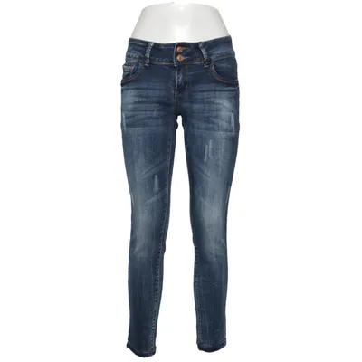 Jean (Bleu) de Smiling Coton, Élasthane, Polyester
