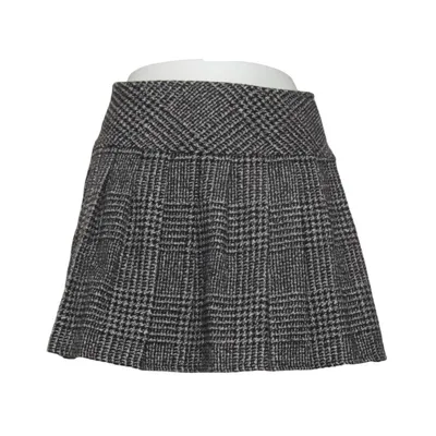 Skirt (Black, White) from Chou Chou Polyester, Wool