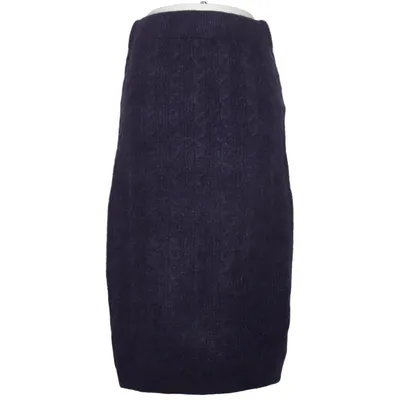 Skirt (Purple) from Usha Acrylic, Elastane, Polyester