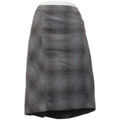 Jupe (Gris) de Mim Élasthane, Polyester, Viscose