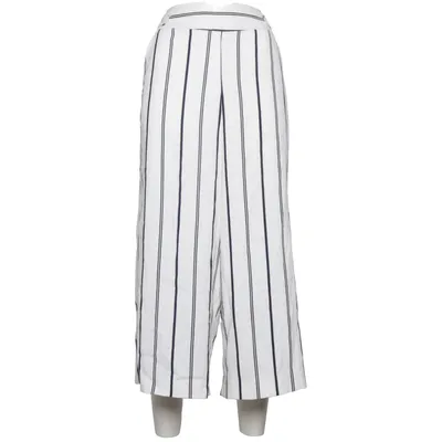 Palazzo broek (Wit, Blauw) van Reserved YFL Elastaan, Polyester