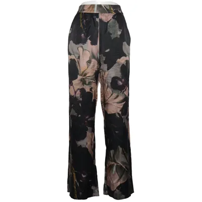 Palazzo pants (Black, Beige, Multicolored) from Munthe Silk, Viscose