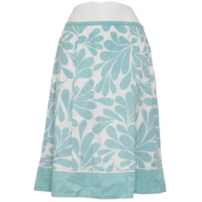 Skirt (Blue, White) from Boden Cotton