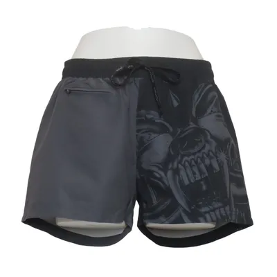 Trainingsshorts (Grijs, Zwart) van Motörhead Polyester
