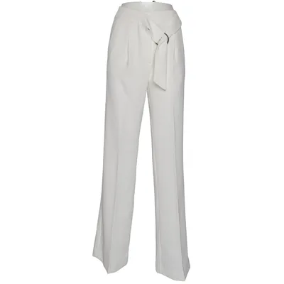 Byxor (Vit) från Mango Basics Acetat, Polyester