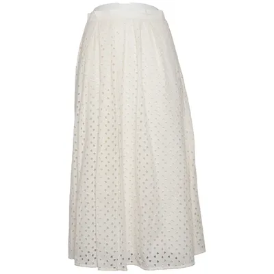 Kjol (Beige) från Alba Moda Bomull