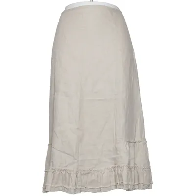 Skirt (Beige) from WE Fashion Cotton, Linen