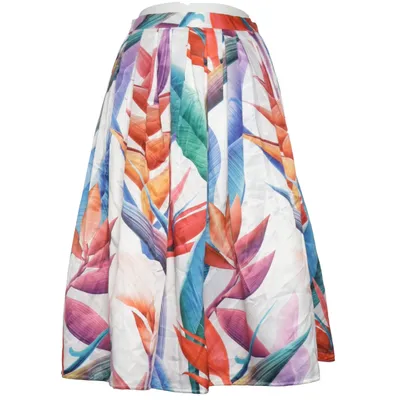 Skirt (White, Multicolored) from Chicwish Polyester