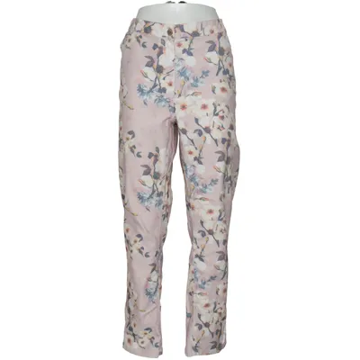 Pantalon (Rose, Blanc, Multicolore) de Laura Torelli Coton, Élasthane, Polyester