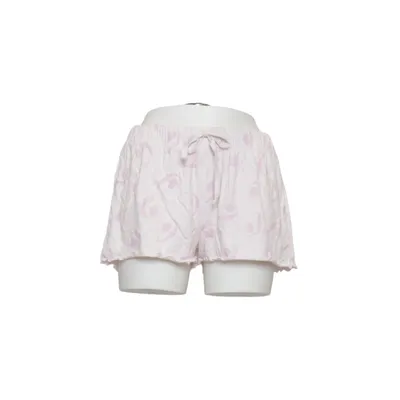 Pajama shorts (Pink, White) from Flame Cotton