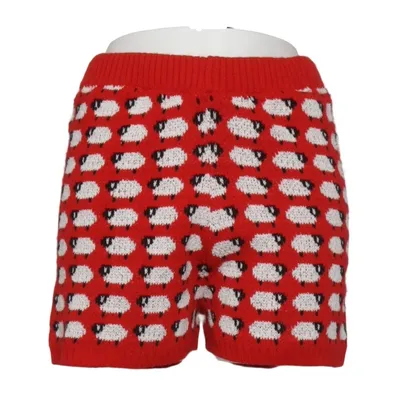 Shorts (Röd, Vit, Svart) från DF Young Akryl, Bomull, Polyester