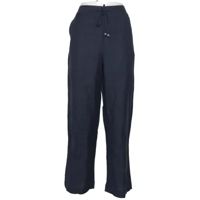 Pantalon (Bleu) de Capsule Coton, Lin, Viscose