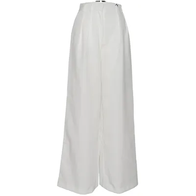 Pantalon patte d'éléphant (Blanc) de AsYou Polyester