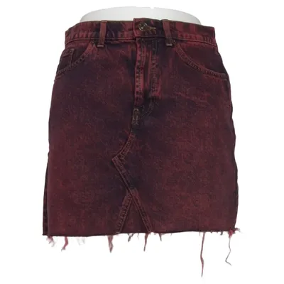 Denim skirt (Red, Black) from BDG by Urban Outfitters Cotton