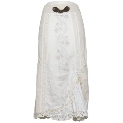 Jupe (Beige) de Stockerpoint Coton, Lin, Polyester