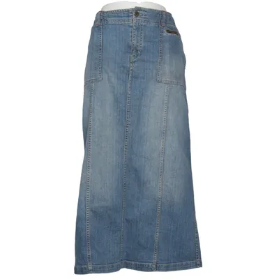 Jupe en jean (Bleu) de Eddie Bauer Coton, Élasthane