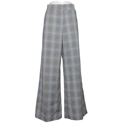 Pantalon patte d'éléphant (Gris, Bleu, Marron) de Verso Élasthane, Polyester, Viscose