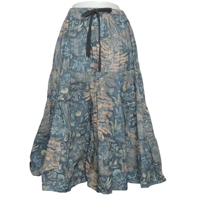 Långkjol (Blå, Flerfärgad) från Ulla Johnson Bomull