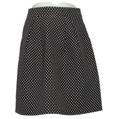 Skirt (Black, White) from Hallhuber Acetate, Cotton, Polyester